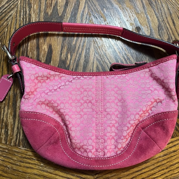 Vintage Coach Pink Shoulder Bag - Picture 2 of 12